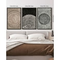 thumbnail image 2 of SHENIFY Vintage Wood Tree Rings Wall Art 16x24in3pcs Black Framed Farmhouse Rustic Canvas Paintings Living Room Bedroom Decor Nature Artwork, 2 of 5