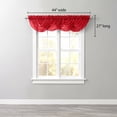 thumbnail image 3 of BrylaneHome BH Studio Sheer Voile Toga Valance, 3 of 6