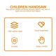 thumbnail image 2 of 1 Set Practical Children Handsaw Durable Children Hacksaw Mini Hacksaw, 2 of 3
