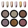 thumbnail image 1 of Pigmento de uñas en polvo, 6 colores Arte de Unas Polvo Diy Glitter Safe Compact 6pcs para Fiesta para uñas Reales para artes de uñas principiantes, 1 of 8