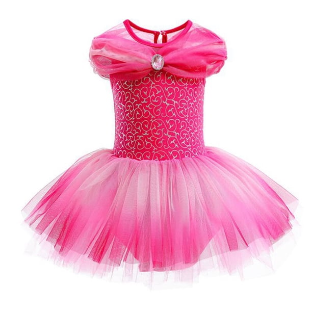Vestido de tutú de encaje para bebé, princesa Elsa, Anna, Aurora, Blancanieves, ropa para niñas pequeñas, disfraz de fiesta, talla 3-8T zhangyuxiang unisex