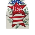 thumbnail image 1 of zhangmingg Farmhouse Dining Table Runner Striped Printed Kitchen Centerpiece Scarf for Holiday Party, 1 of 4