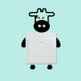 thumbnail image 3 of Kearding Adhesivos de pared Adhesivos removibles para pared Cute Cow Switch Adhesivos de pared decorativos para el hogar Decoración del hogar Kearding JJ9732-00, 3 of 5