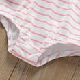 thumbnail image 6 of Bathing Set Toddler Swimsuit Suit Bikini Kids Girl Bow Swimwear 2pc Baby Striped Girls Swimwear Bathing Suit for Girls Size 12-18 Months, 6 of 9