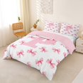thumbnail image 3 of Erosebridal Girl Personalized Gifts Queen Duvet Cover Set,Pink Alphabet P Bedding For Teens 3-Piece,No Comforter,Reversible, 3 of 6