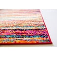 thumbnail image 3 of Multi-Color Contemporary 2x3 Area Rug Modern Lines Stripes Accent Mat - Actual 1' 6" x 2' 6" Rectangle, 3 of 8