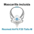 thumbnail image 2 of CPAP Resmed Auto con Humidificador AirSense 10 AutoSet + Mascarilla Resmed AirFit F20, 2 of 6