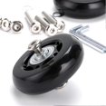 thumbnail image 3 of Suitcase Luggage Wheel Replacement Kit Rubber Universal Wheels Swivel Caster BearingTool(OD:80 W:24, 3 of 5