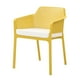 thumbnail image 2 of Silla de Exterior Apilable Amarilla con Asiento Acolchado Impermeable de Espuma, 2 of 3