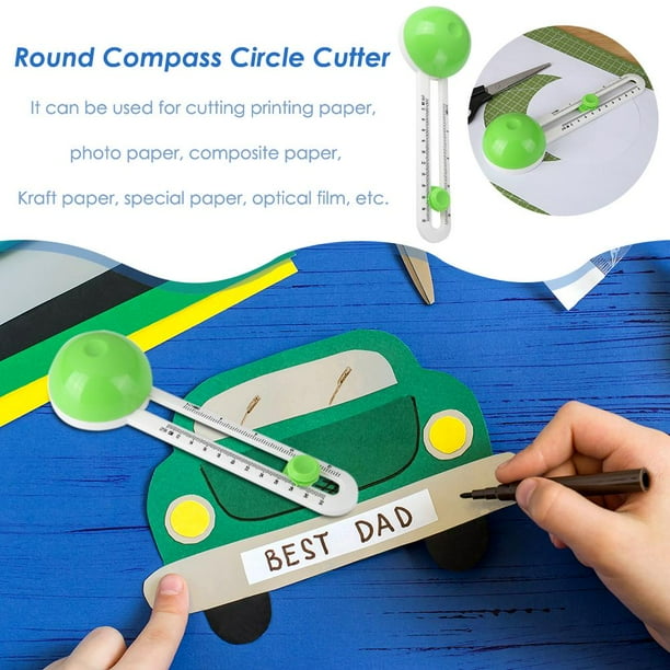 Cuchillo de corte redondo Patchwork Brújula Cortador de círculos Cortadores de Scrapbooking Tmvgtek Original