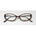 thumbnail image 2 of DANA BUCHMAN Eyeglasses HAZEL Burgundy Horn 50MM, 2 of 7