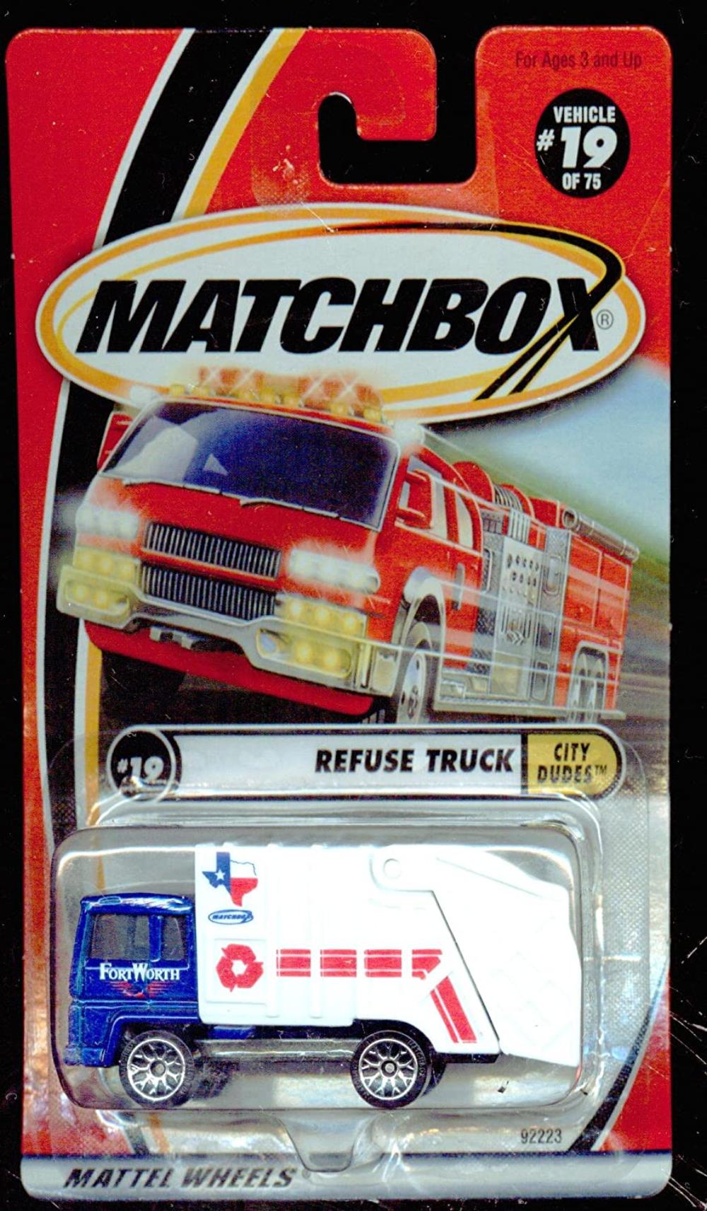 matchbox cars 2001