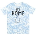 thumbnail image 3 of Inktastic It's Home New Hampshire State Outline Distressed Text T-Shirt, 3 of 5