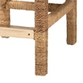 thumbnail image 6 of bali & pari Anfield Bohemian Natural Seagrass and Mahogany Wood Counter Stool, 6 of 10