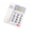 White, variant on Corded Telephone Basic Landline Phone for Seniors Analog Home Phone with Call Display Small Desk Guest Room Telephone
