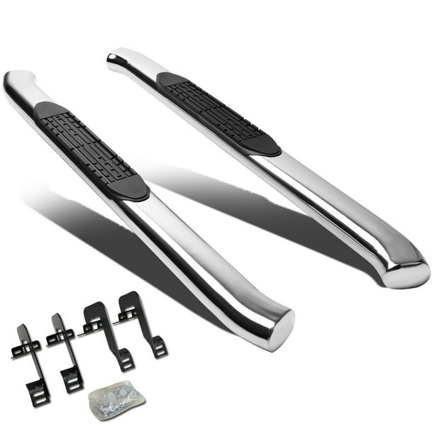 DNA Motoring 4" Nerf Bars For 0414 Ford F150 Standard Cab Stainless