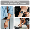 thumbnail image 7 of Pailebi 20mm Rainbow Bands Compatible with Samsung Galaxy Watch 7/6/5/4/Active 40mm 44mm/Watch 7 40mm 44mm,Silicone Straps Replacement for Garmin Vivomove 3 Women Men, 7 of 7