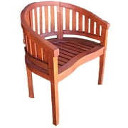 Wooden Curve-Back Chair