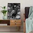 thumbnail image 5 of Elegant Peacock & Floral Canvas Print Wall Art for Living Room Office Hotel Dining Room, 5 of 8