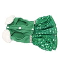 thumbnail image 4 of Vestido De Navidad Para Perros, Ropa De Fiesta Para Cachorros, Verde, Lindo Para Perros Pequeños Para Caminar ANGGREK  No, 4 of 7
