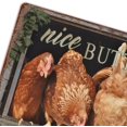 thumbnail image 5 of Vintage Iron Hanging Plate Nice Butt Chicken Vintage Metal Tin Sign Iron Painting for Bathroom Home Bar Coffee Kitchen Wall Decor Toilet Posters Rustic Wall Art Housewarming Gift 5.5"x8", 5 of 7