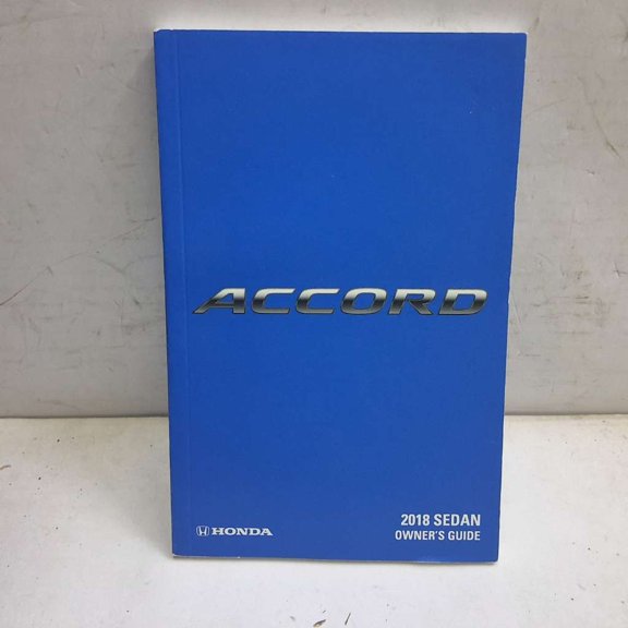 Pre-Owned 2018 Honda Accord Sedan Owners Manual Set with Case Z0A1483