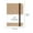 Brown, variant on Blasgw A7 Horizontal Notebook Hand Thickened Office Learning Journal with Exquisite Portable Design, Stable Quality Paper, Multi-Functional Layout,Durable Hard Leather Cover Gray