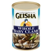 Geisha Whole Baby Clams, 10 oz