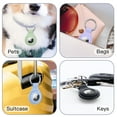 thumbnail image 6 of JETech Silicone Case for AirTag 2nd/1st Generation (2026/2021) with Keychain, Protective Air Tag Holder, 4-Pack (Black/Light Purple/Sky Blue/Matcha Green), 6 of 6