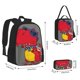 thumbnail image 2 of Balery Dinosaur Super Hero Cartoon Mochila Escolar 3 en 1 para Niños - Mochila Resistente con Lonchera Térmica y Estuche - Mochila Escolar para Niños y Niñas, 2 of 7