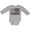 AC-Heather Grey, variant on Head and Neck Cancer Awareness- Flag and Ribbon Boys or Girls Long Sleeve Baby Bodysuit