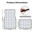 thumbnail image 5 of Fuzoiu Sea Vacations Print Carpet Floor Mats for Car,Car Foot Mat Set,Universal Fit 4 Piece Mat Pad Set,Fits Most Cars Trucks Vans Sedans SUV Auto Carpet Mat Se, 5 of 7