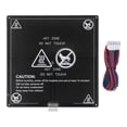 thumbnail image 1 of Cama caliente para impresora 3D de aluminio de 220 x 220 mm y 3 mm de grosor con cable de 90 cm y 12 V CC., 1 of 14