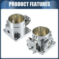 thumbnail image 6 of Unique Bargains 1 Set Universal 75mm/2.95" Silver Tone Aluminum Alloy Car Throttle Body Assembly, 6 of 6