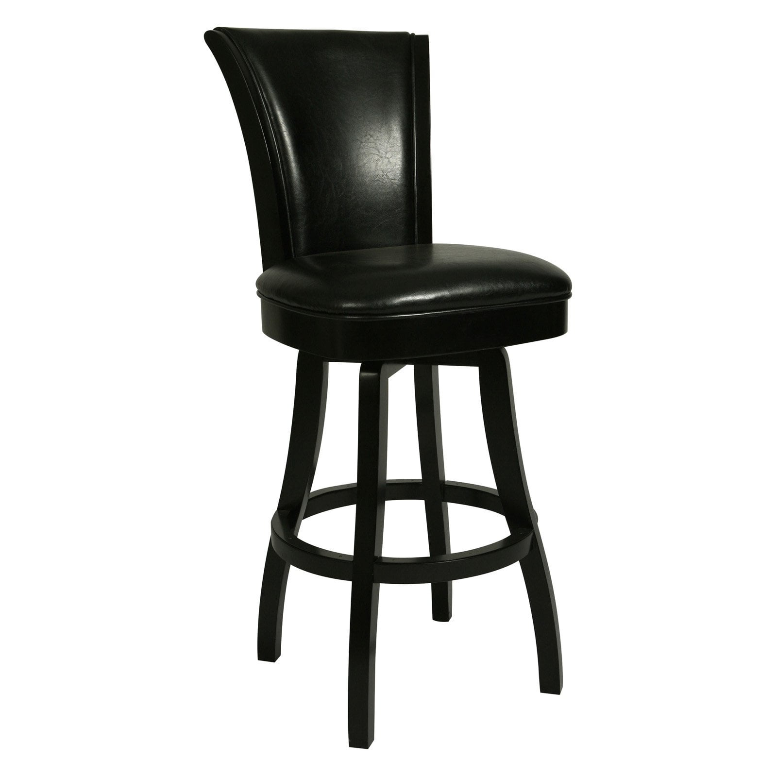Impacterra Glenwood 26 In Swivel Counter Stool Feher Black Impacterra Glenwood 26 In Swivel Counter Stool Feher Black Com