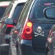 thumbnail image 5 of Nuevo 3D 3M Calavera Metal Esqueleto Crossbones Etiqueta Engomada De La Motocicleta Del Coche Etiqueta Del Emblema Del Cráneo Insignia Pegatinas De Estilo Del Coche, 5 of 6