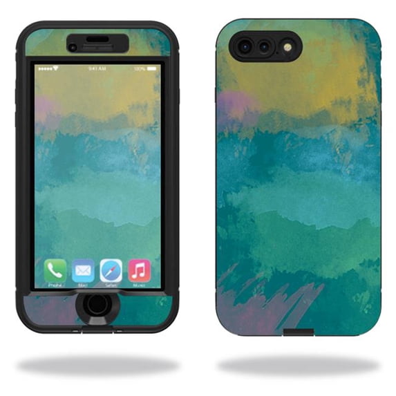 MightySkins LIFIP7PLNUD-Watercolor Blue Skin for Lifeproof Nuud iPhone 7 Plus Sticker Wrap Cover Sticker - Watercolor Blue