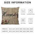 thumbnail image 5 of YINGXI Decorative Farmhouse Pillow Cover Rustic Style Throw Pillow Cover with Welcome to Our Ranch, Cover only 24x24in, 5 of 5