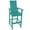 Turquoise, variant on Costway Tall Adirondack Chair with Ergonomic Backrest Armrests & Footrest for Backyard Turquoise