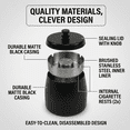 thumbnail image 3 of Ashtray with Lid Outdoor Ashtray Ashtray with Cover Outdoor Ashtray Suitable for Home Office and Party, 3 of 6