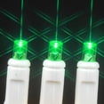 thumbnail image 5 of Novelty Lights 20 Light Battery Operated LED Christmas Mini Light Set, Green, White Wire, 8' Long, 5 of 5