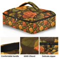 thumbnail image 2 of Iauyy Casserole Carrier for Hot Food Insulated Casserole Travel Carry Bag with Lid Food Warmer Bag for Party/Picnic,Rural Charm, 2 of 7