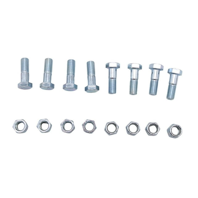 Tuercas y tornillos del eje de transmisión,Kit de tuercas y tornillos para eje de transmisión NZ606041L 509045P,Juego de tuercas y pernos para eje de transmisión Piezas de metal para