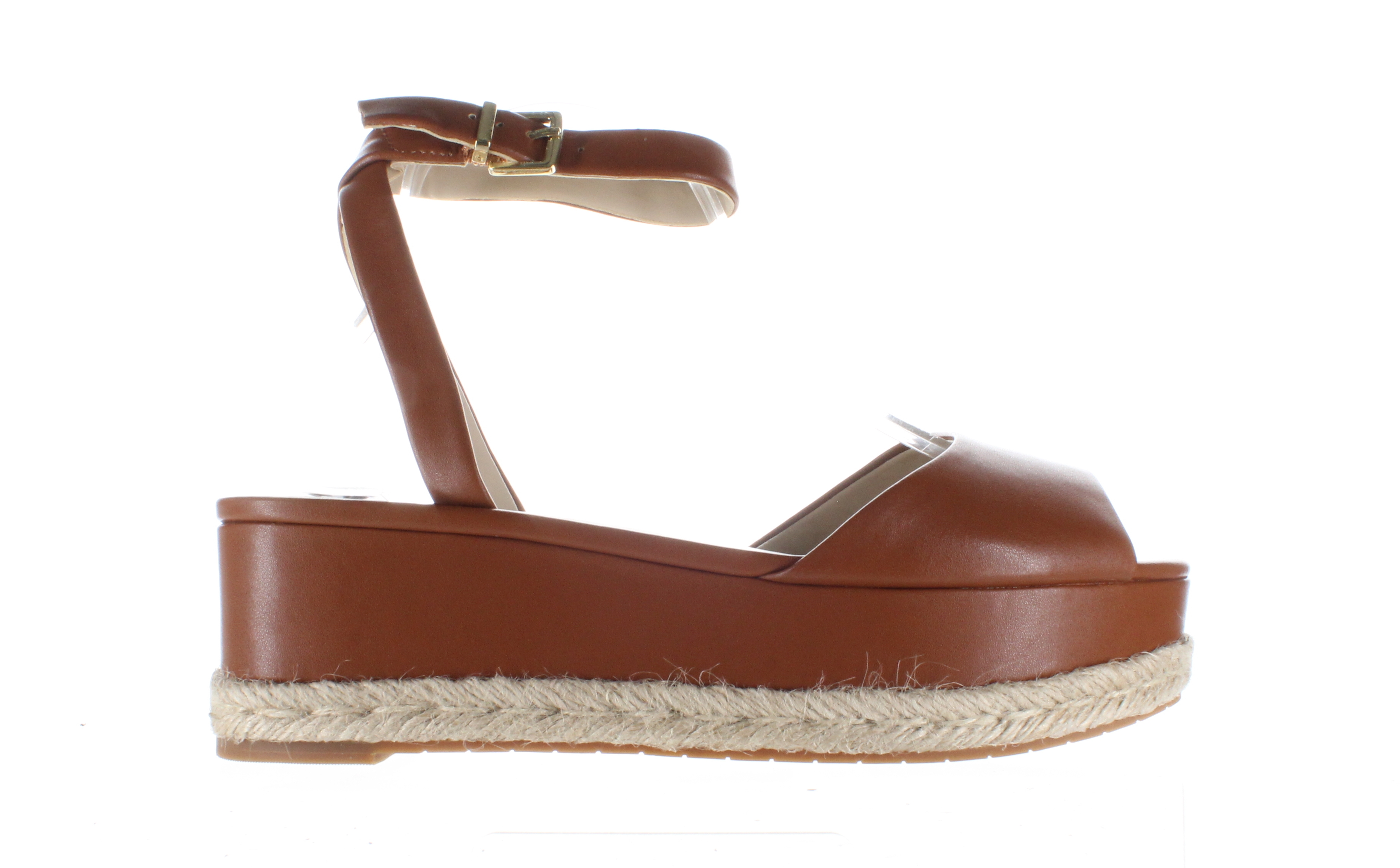 Kenneth Cole Womens Lorelei Cognac Espadrilles Size 8.5