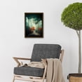 thumbnail image 2 of Autumn Forest Path Landscape Scene Painting Artwork Framed Wall Art Print A4, 2 of 4