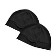 thumbnail image 6 of Headshion Thin Beanie Hat Skull Cap for Summer,Hip-Hop Sleep Cap Stretchy Black & Black, 6 of 8