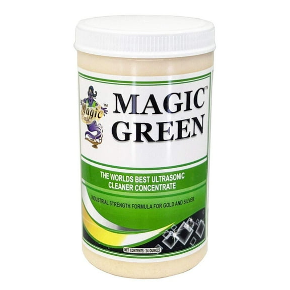 Magic Green Ultrasonic Cleaning Concentrate Powder (24oz Bottle)