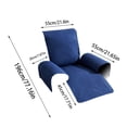 thumbnail image 3 of Cagogo Recliner Chair Cover, Waterproof Recliner Sofa Cover for Pets, Non Slip Recliner Sofa Protection Cover, Washable Recliner Sofa Towel for Massage Chair Rocking Chair Living Room, 3 of 4