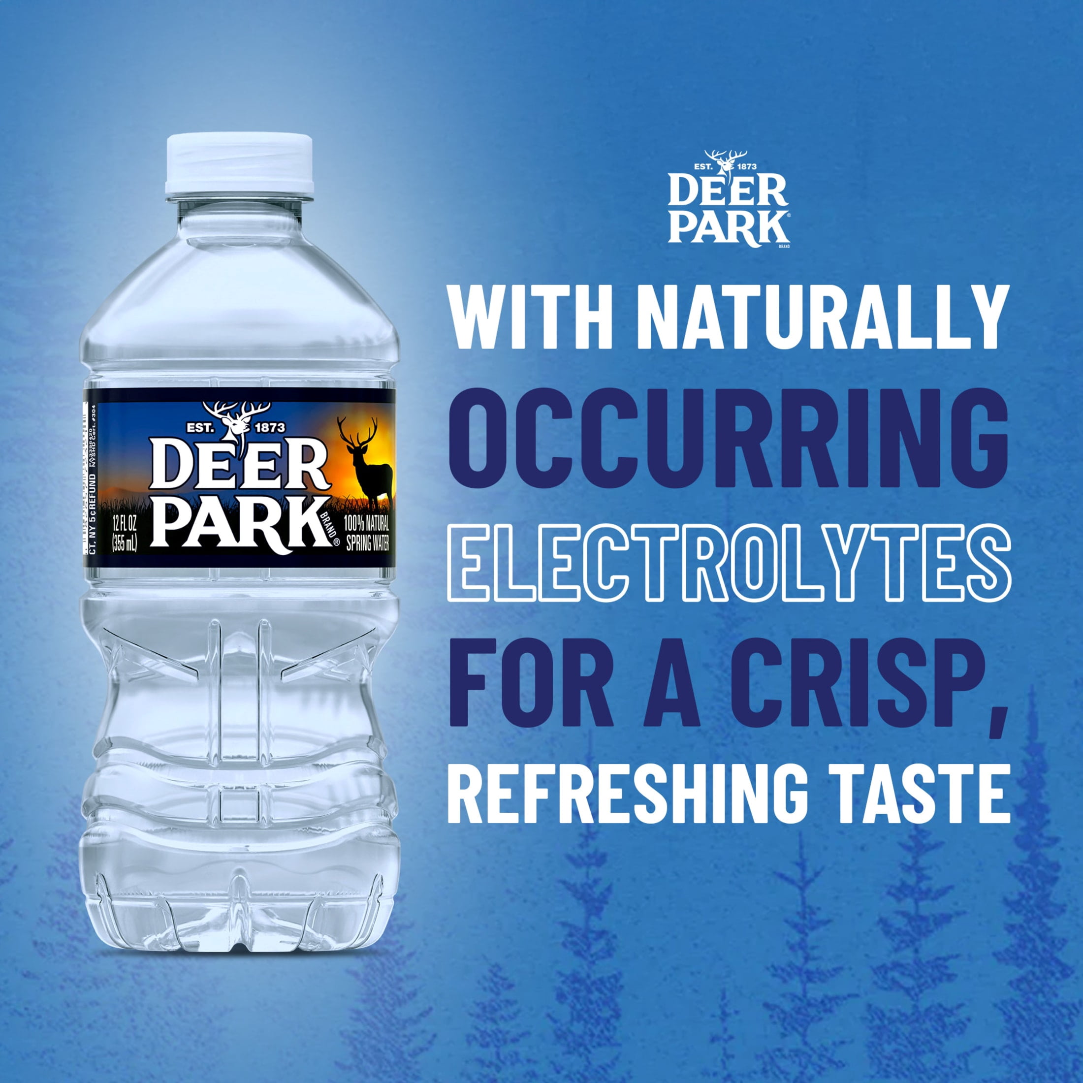 Deer Park Spring Water, 12 fl oz, 12-pack Plastic Bottles