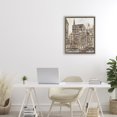 thumbnail image 3 of Stupell Industries Coastal Harbor of Salted Remnants Brown Floating Frame Canvas Art, 17 x 21, by Melissa Wang, 3 of 8